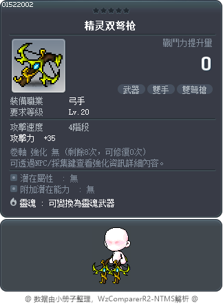 精灵双弩枪 Tooltip