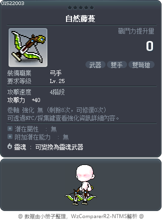 自然藤蔓 Tooltip