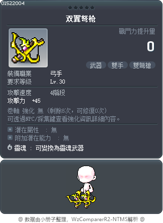 双翼弩枪 Tooltip