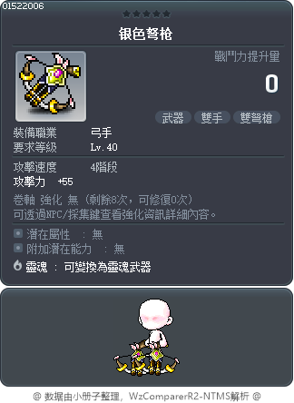 银色弩枪 Tooltip