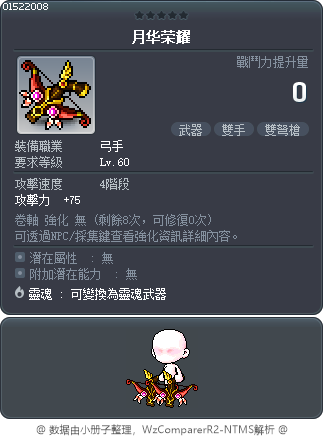 月华荣耀 Tooltip
