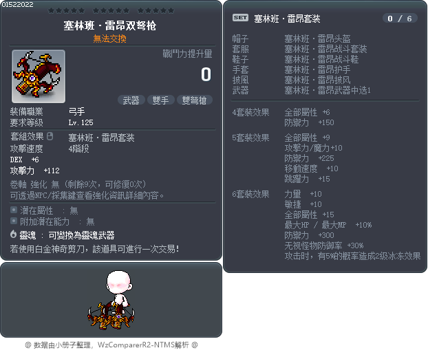 塞林班·雷昂双弩枪 Tooltip