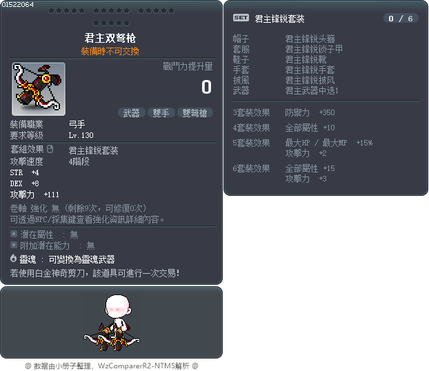 君主双弩枪 Tooltip