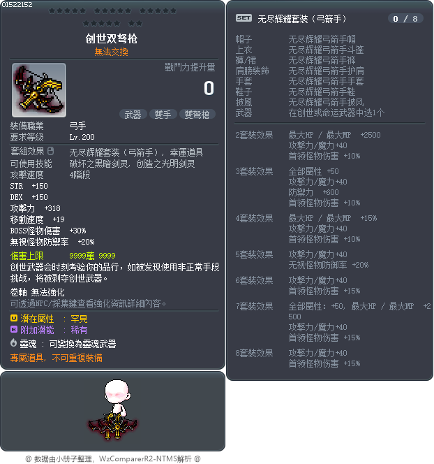 創世雙弩槍 Tooltip
