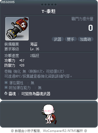 T-泰坦 Tooltip