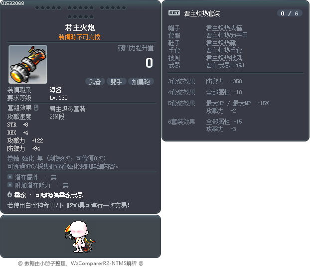 君主火炮 Tooltip