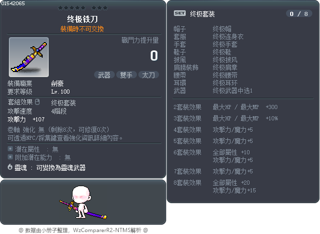 终极铁刀 Tooltip
