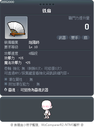 铁扇 Tooltip