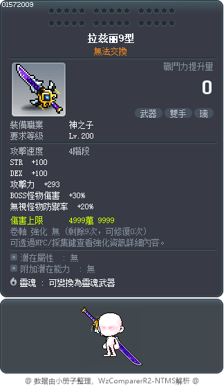 拉兹丽9型 Tooltip