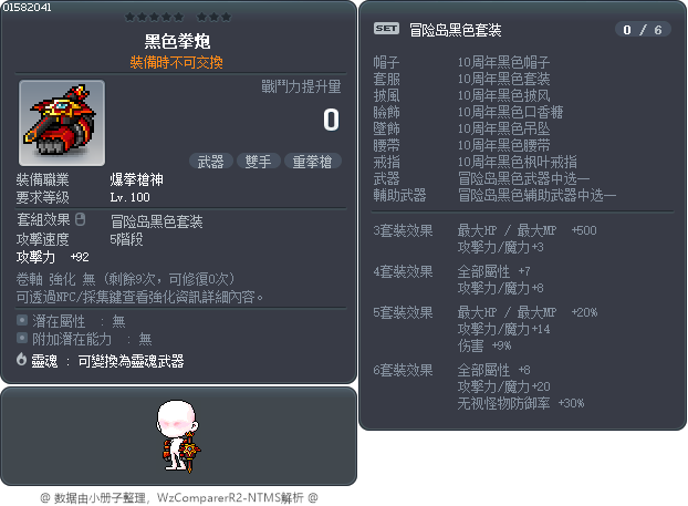 黑色拳炮 Tooltip