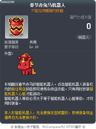 春节赤兔马机器人 Tooltip