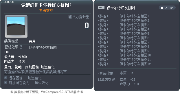 觉醒的伊卡尔特好友拼图2 Tooltip