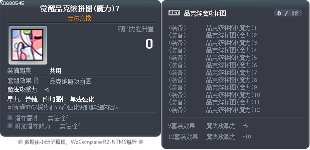 觉醒品克缤拼图(魔力)7 Tooltip
