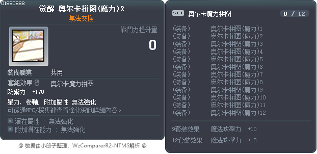 觉醒 奥尔卡拼图(魔力)2 Tooltip
