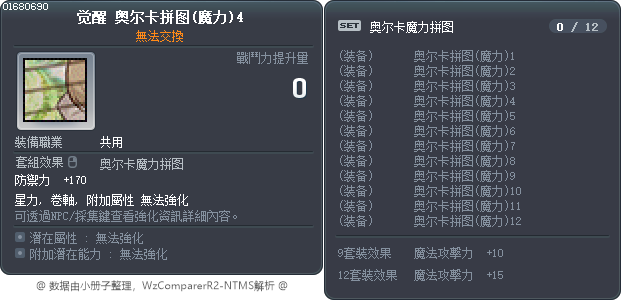 觉醒 奥尔卡拼图(魔力)4 Tooltip