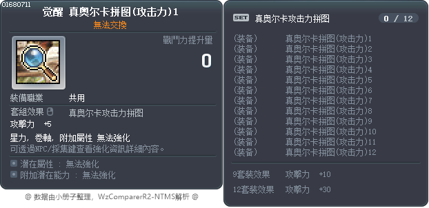 觉醒 真奥尔卡拼图(攻击力)1 Tooltip