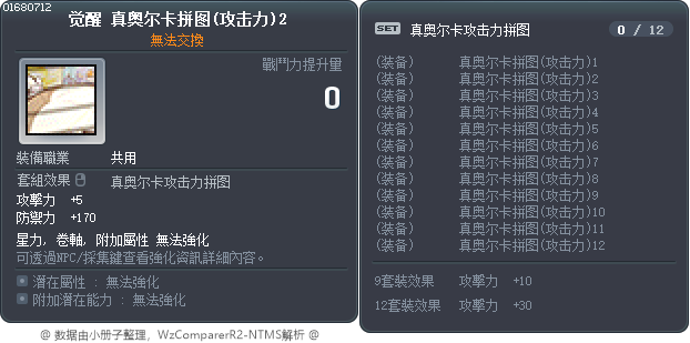 觉醒 真奥尔卡拼图(攻击力)2 Tooltip