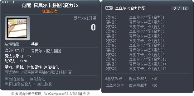 觉醒 真奥尔卡拼图(魔力)2 Tooltip