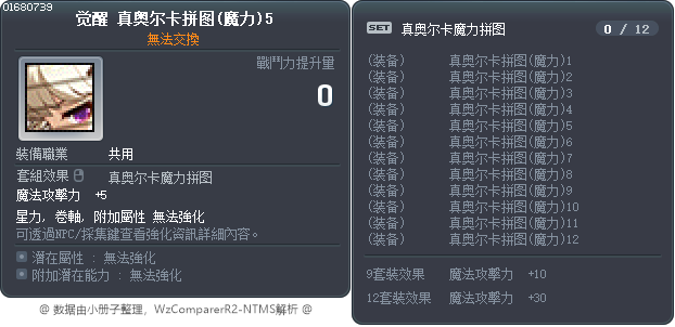 觉醒 真奥尔卡拼图(魔力)5 Tooltip