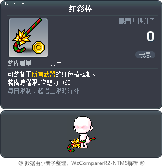红彩棒 Tooltip