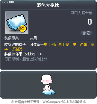 蓝色大抱枕 Tooltip