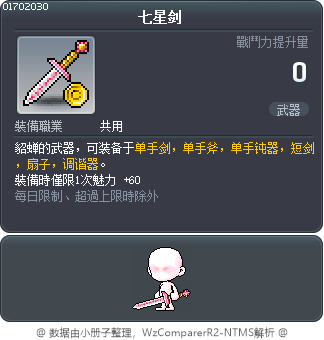 七星剑 Tooltip
