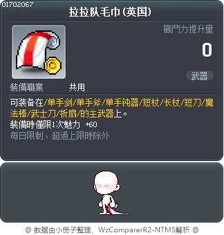 拉拉队毛巾(英国) Tooltip