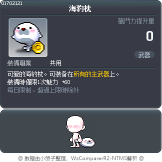 海豹枕 Tooltip