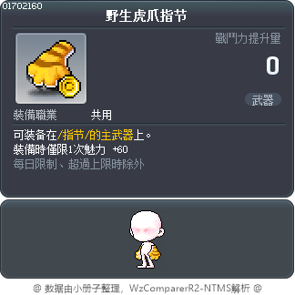 野生虎爪指节 Tooltip