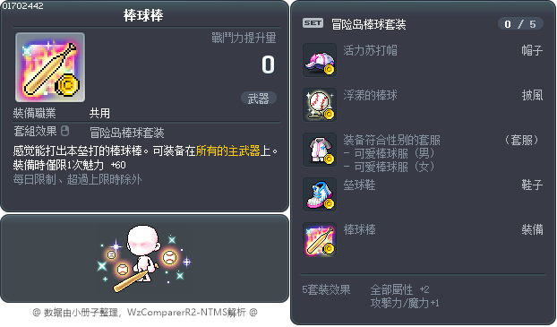 棒球棒 Tooltip