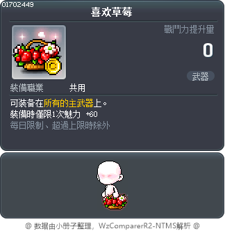喜欢草莓 Tooltip
