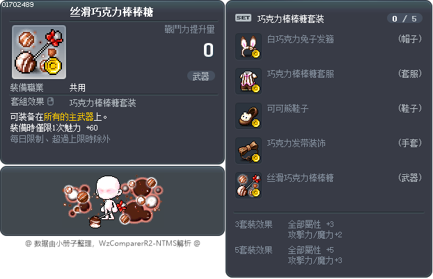 丝滑巧克力棒棒糖 Tooltip