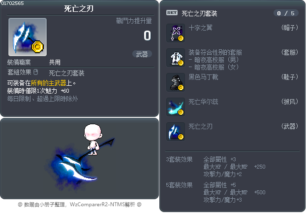 死亡之刃 Tooltip