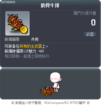 肋骨牛排 Tooltip