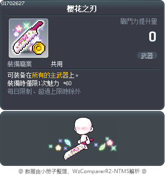 樱花之刃 Tooltip