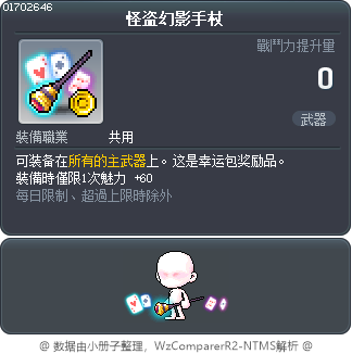 怪盗幻影手杖 Tooltip