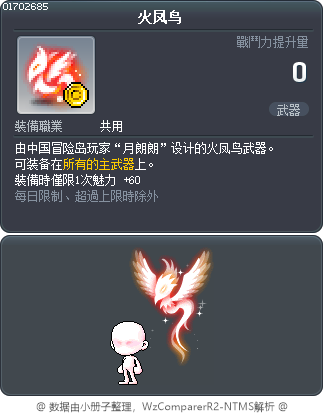 火凤鸟 Tooltip