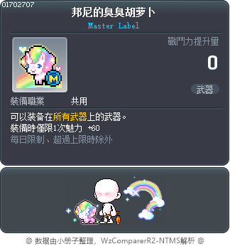 邦尼的臭臭胡萝卜 Tooltip