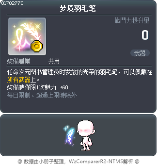 梦境羽毛笔 Tooltip