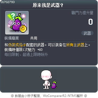 原来我是武器？ Tooltip