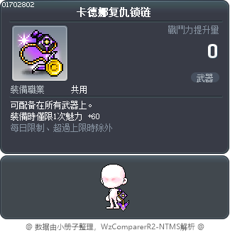 卡德娜复仇锁链 Tooltip