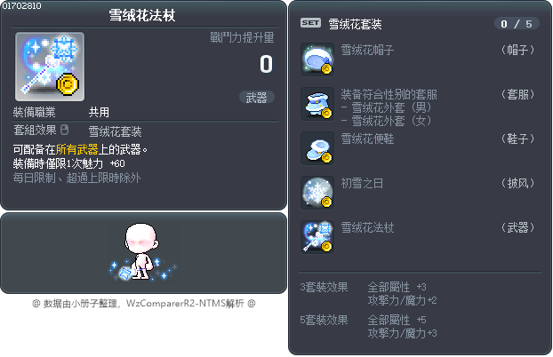 雪绒花法杖 Tooltip