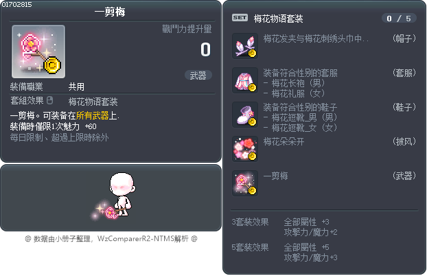 一剪梅 Tooltip