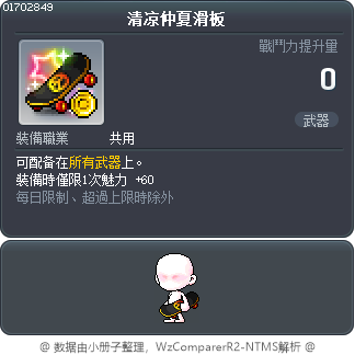 清凉仲夏滑板 Tooltip