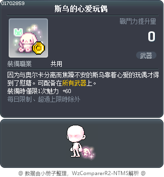 斯乌的心爱玩偶 Tooltip