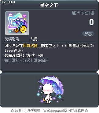 星空之下 Tooltip