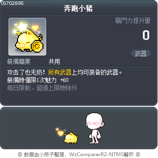 奔跑小猪 Tooltip