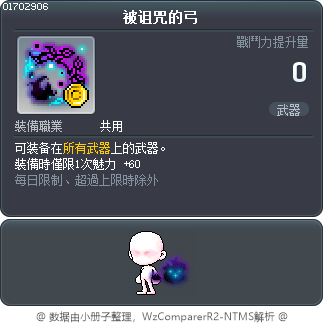 被诅咒的弓 Tooltip