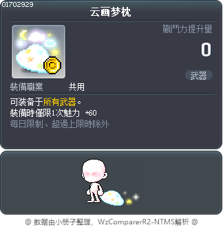 云画梦枕 Tooltip