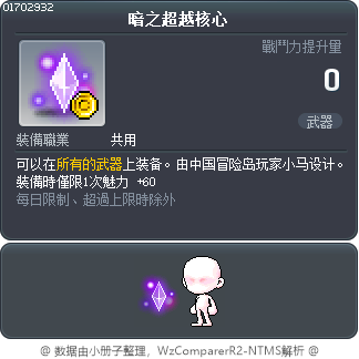 暗之超越核心 Tooltip